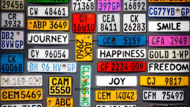 example of oblong number plate